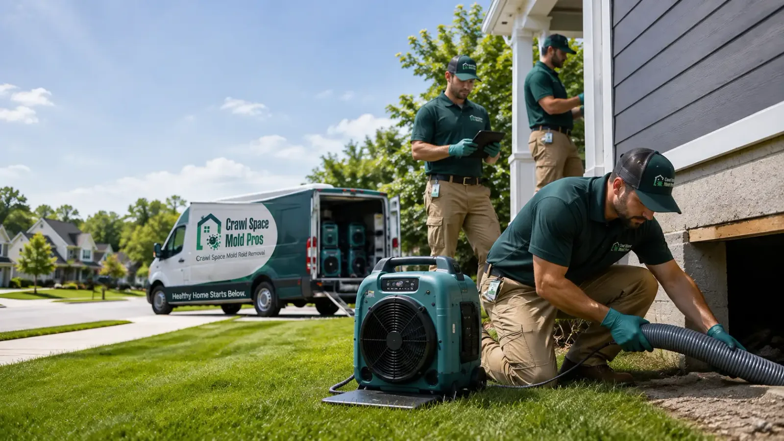 Crawl Space Mold Removal in Greenbackville, VA
